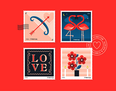 Valentine's Stamps