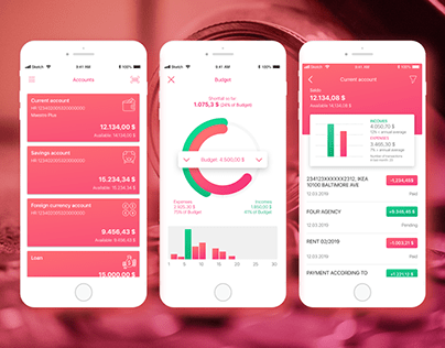 Mobile Banking App UX/UI