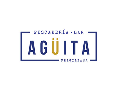AGÜITA Pescadería Bar - Logo + Branding + Tarjetas