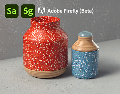 3D Material with Adobe Firefly + Substance 3D Sampler