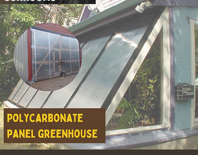Durable Polycarbonate Panel Greenhouses
