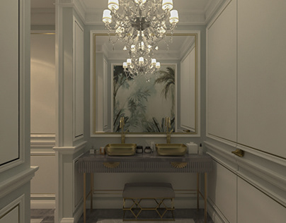 Interior design for luxury villa at KSA