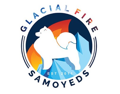 [Logo] Glacial Fire Samoyeds