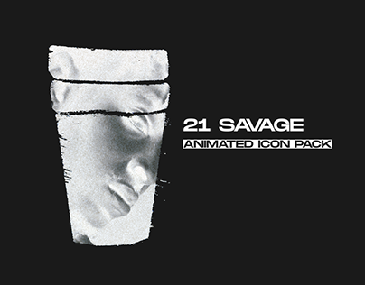 21 Savage Animated Icon Pack