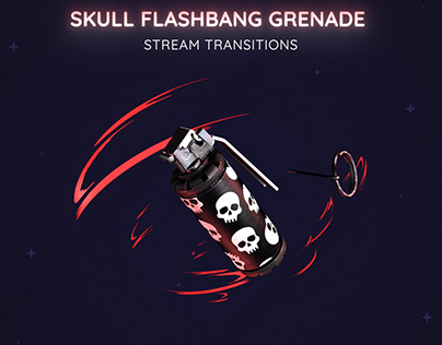 Grenade Flashbang Skulls Stream Transition