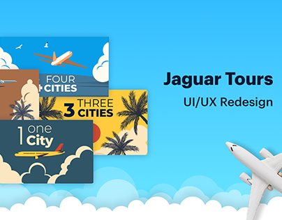 شركة جاكور السياحية UI/UX Jaguar Tours