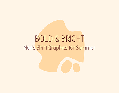 Bold & Bright - Men's Shirt Graphics for Summer