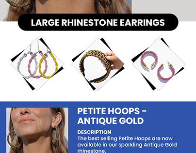 Large Rhinestone Earrings