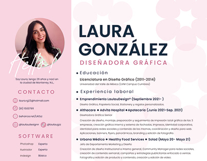 Curriculum Vitae Lic. Laura Rivera González
