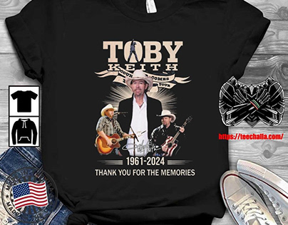 Original Toby Keith Tour 1961-2024 Thank You Shirt