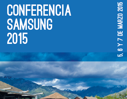 Afiche Conferencia Samsung 2015