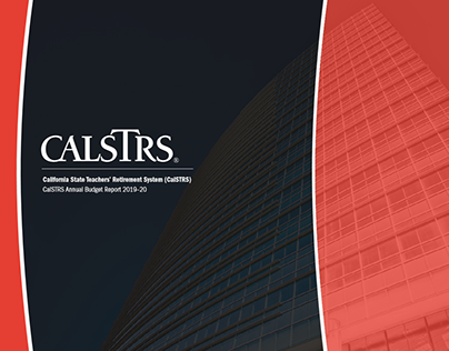 CalSTRS Annual Budget 2019-20