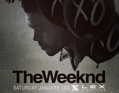 The Weeknd at Lex Promotional Flyer