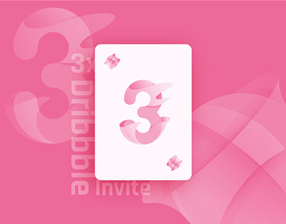 3x Dribbble Invite