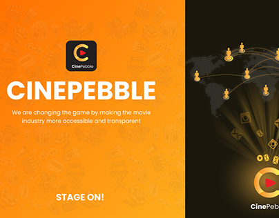 CinePebble Brand Identity & Logo Design