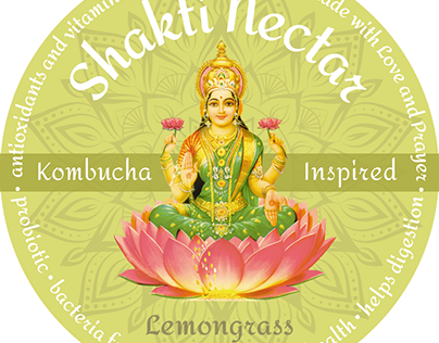 Shakti Nectar Drink Bottle Sticker