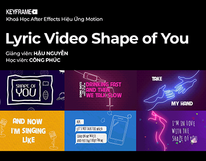 Lyric music video Shape of You - Công Phúc