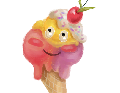 illustration  ice cream