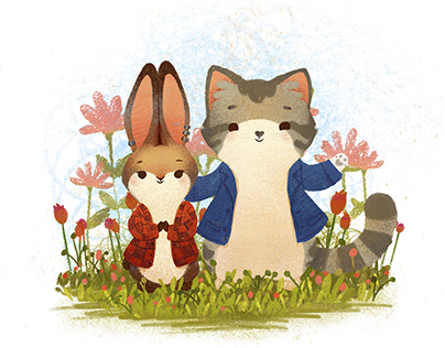 cat and hare