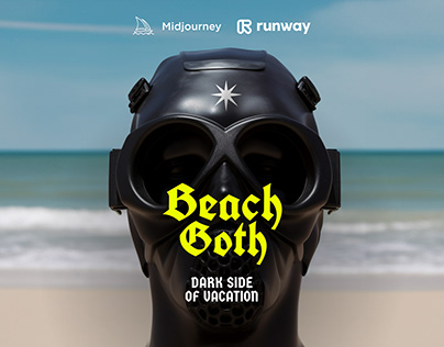 Beach Goth: Visual, Branding, Website, 3D, AI