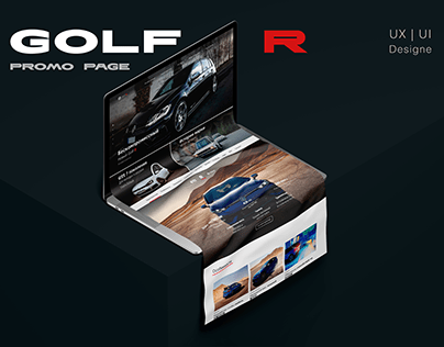 Golf R promo page