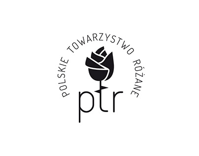 Projekt logo dla Polskiego Towarzystwa Różanego