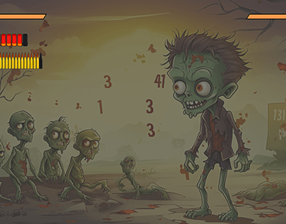 Running Zombie Game UI
