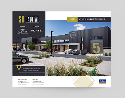 Brochure Design - Commercial Real Estate - SD Habitat