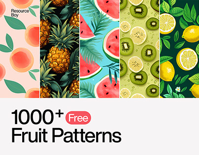 1000+ Free Fruit Seamless Patterns