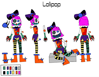3 Character Designs: Jinx, Lollipop and Kimber