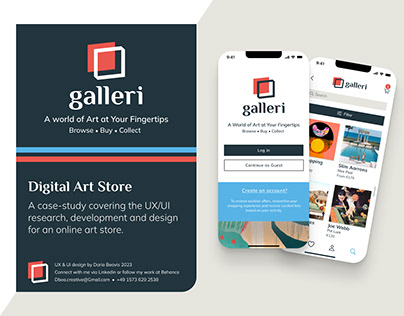 Galleri - an online art store