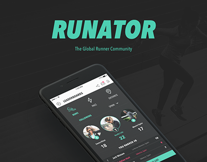 Runator - Mobile App Design