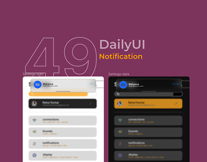 049 - Notification | Day 49 DailyUI