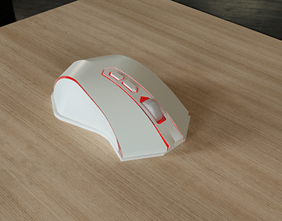 Estudo de modelagem 3D - Mouse