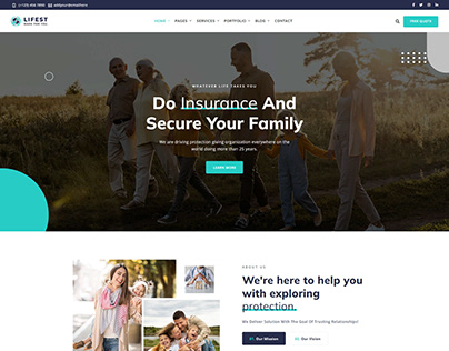 Lifest - Insurance Agency HTML Template