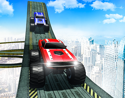 Grand Monster Truck Race : Impossible Tricky Stunt Game