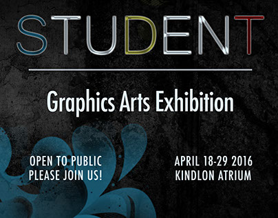 Sixth Annual Student Exhibition Poster