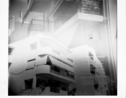 Mix buildings. [Polaroid]