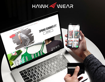HawkWear - UI/UX Website Design