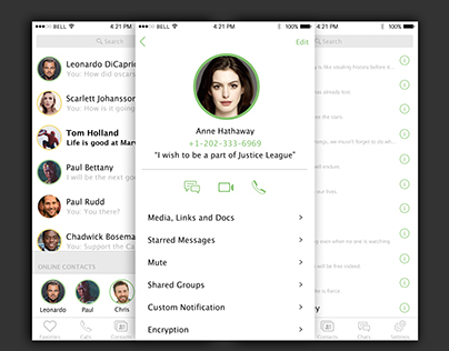 WhatsApp Redesigned 
Concept UI