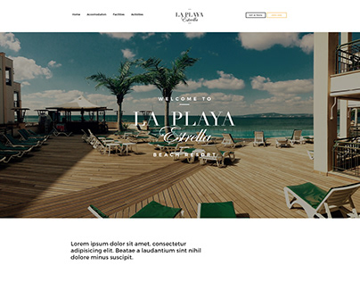 La Playa Estrella Landing Page Proposal