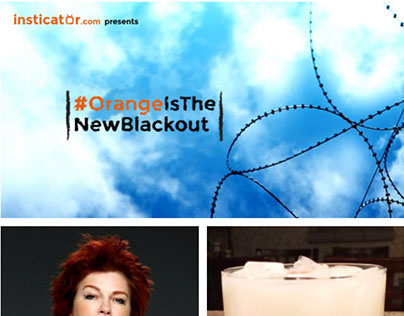 Orange Is The New Blackout Campaign Design