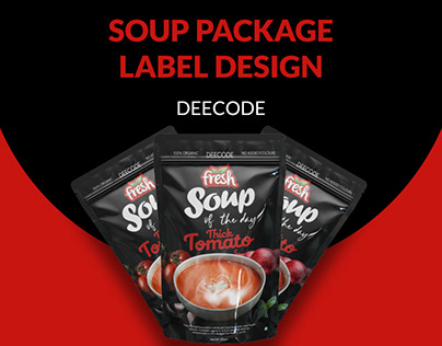 Soup Package Label Design