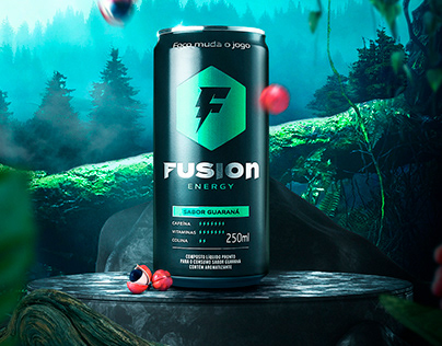 Fusion Energy Guaraná | Product Retouch & MattePainting