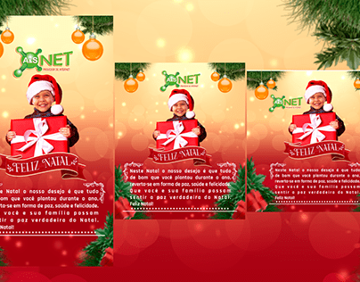 Kit mídia social A&S Net: Feliz Natal