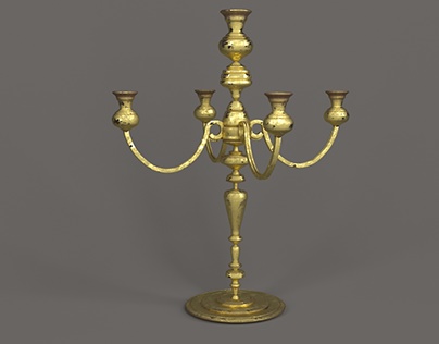 Candle Holder 3DsMax Vray