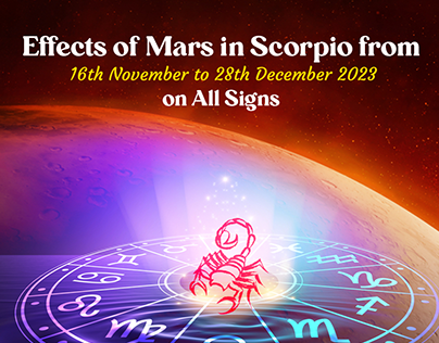 Effects of Mars in Scorpio from 16th Nov to 28th Dec