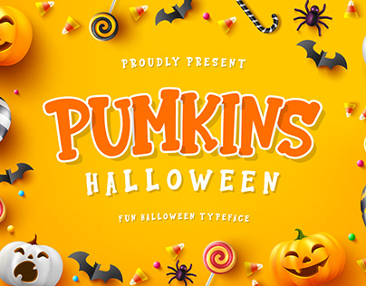 Pumkins Halloween - Fun Halloween Typeface