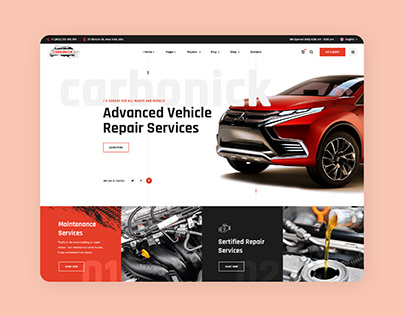 Carbonick Auto Services & Repair -Website Design