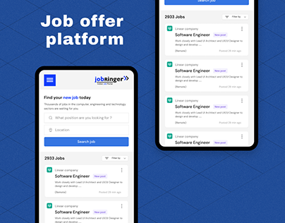 hiring platform new interface
